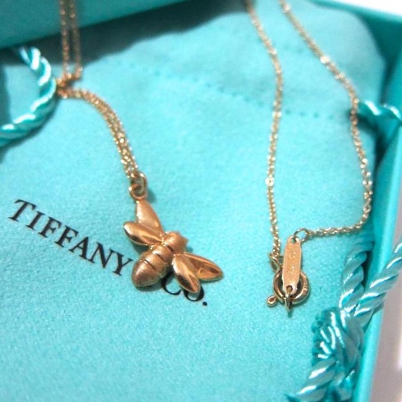 Tiffany & Co 18k Gold Bee Necklace - Picture 2 of 3